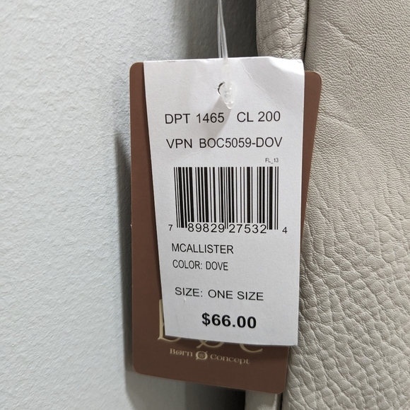 Charging handbag from BOC. Tan with light brown accent. NWT - Picture 5 of 8